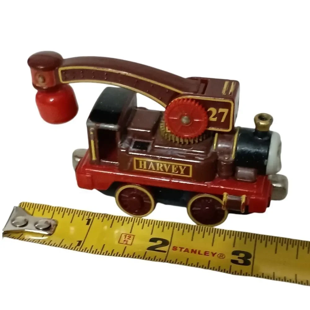 Harvey Thomas the Tank Engine & Friends Metal Diecast Train 2003 Maroon Gold Red